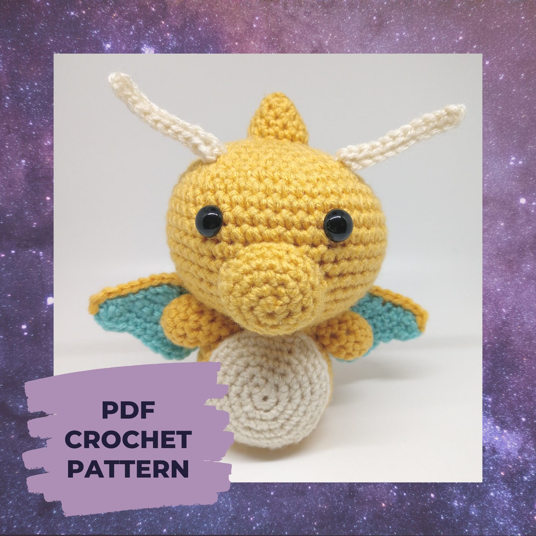 Dragonite Crochet Pattern PATTERN ONLY Etsy