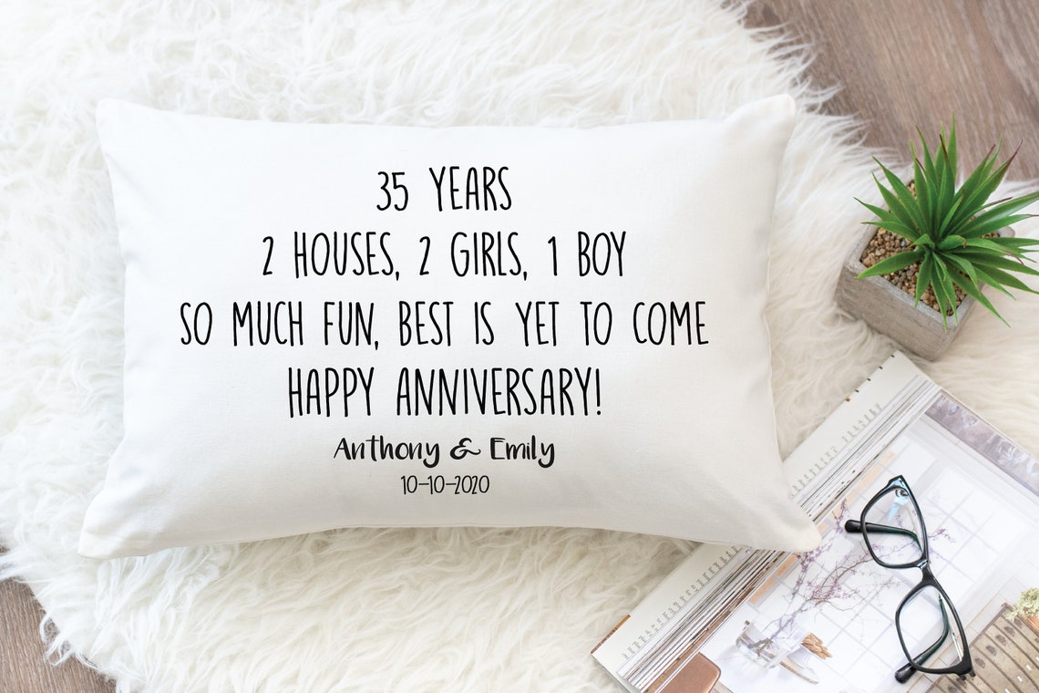 Custom Anniversary Gift 35 Year Wedding Anniversary Gift for Etsy