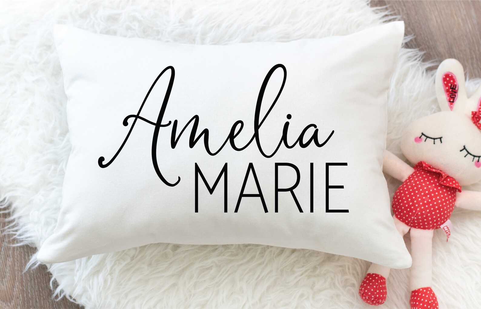 Personalized Baby Pillow Name Pillow for Baby Girl Nursery Etsy