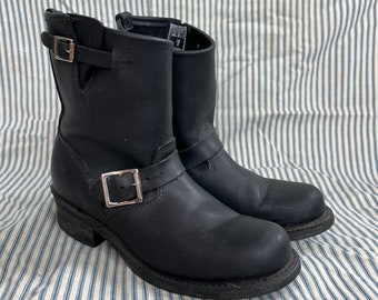 Frye Engineer 12R Black Boots