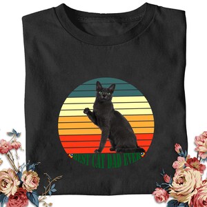 Personalized Best Cat Dad Ever T-shirt Cat Dad Mug, Cat Lover Gift, Cat Dad Sweatshirt, Cat Lover Hoodie,