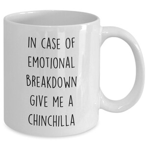 Funny chinchilla mug, chinchilla coffee cup, chinchilla tea cup, chinchilla gift idea for chinchilla mom, chinchilla dad, lover or owner