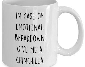 Funny chinchilla mug, chinchilla coffee cup, chinchilla tea cup, chinchilla gift idea for chinchilla mom, chinchilla dad, lover or owner
