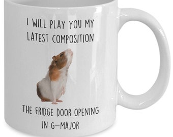 Guinea Pig Mug, Funny Guinea Pig Coffee Mug Gift Idea For Cavy Animal Lovers