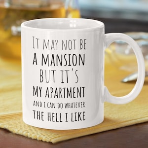 New Apartment Mug, New Home Coffee Cup Gift Idea for New Homeowner, Housewarming Mug Gift, First Home Mug