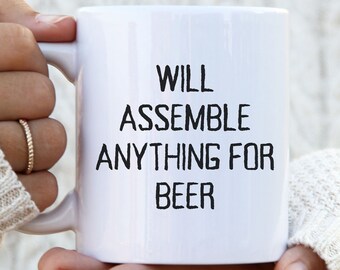 Grappige Assembler Mok voor bierliefhebber, Assemblerende Addict Gift, Codering Enthusiast Coffee Cup