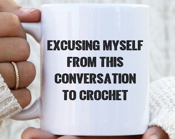 Funny Crocheter Mug, Yarn Enthusiast Coffee Cup, Needlecraft Lover Gift, Needlework Keepsake
