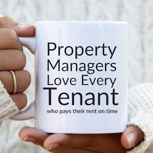 Funny Property Manager Mug, Property Management Coffee Cup Gift Idea, Real Estate Gift for Property Management