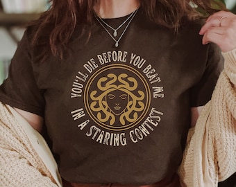 Medusa Shirt Greek Mythology Snakes Shirt Medusa TShirt Medusa Gift Funny Greek Gorgon Clothing