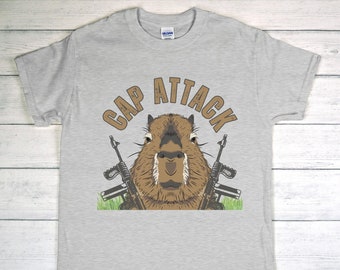 Capybara Shirt Capybara Crewneck Weirdcore Clothing Weirdcore Shirt Funny Rodent Meme Tee