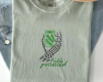 Funny Pickle Shirt Pickle Possessed Pickle Tshirt Pickle Shirts Pickle Gift Tee Pickle Lover Gifts Dill Pickle Shirt Pickle Lover Shirt