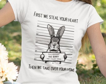 Funny bunny t-shirt, rabbit unisex tshirt tee gift idea for rabbit lover or bunny owner