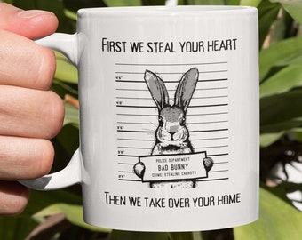 Bunny Mug, Rabbit Mug, Funny Rabbit Lover Gift Coffee Cup, Bunny Mom/Dad Gift Idea, Rabbit Themed Owner Present