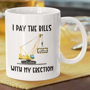 Crane Operator Mug, Crane Operator Gift, Heavy Equipment Operator, Gift for New Crane Driver, Funny Coffee Cup for Construction Worker