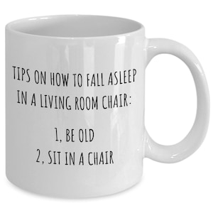Senior Citizen Mug, Funny Senior Citizen Gag Gifts for Men, Retirement Coffee Cup
