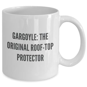 Funny Gargoyle Mug, Gargoyle Demon Gift Idea, Gargoyle Statue Coffee Cup, Gothic Lover