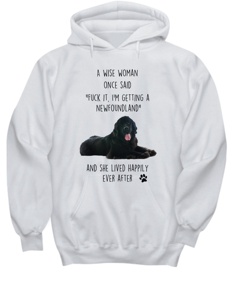 T-shirt Terranova, maglietta a maniche lunghe, felpa, felpa con cappuccio o tshirt premium, divertenti idee regalo terranova per una mamma cane, mamma terranova immagine 7