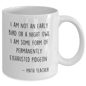 Mathe Lehrer Kaffeetasse, Mathe Lehrer Tasse, Mathe Lehrer Tasse, Mathe Lehrer Geschenkideen für ihn, Sie, Männer, Frauen