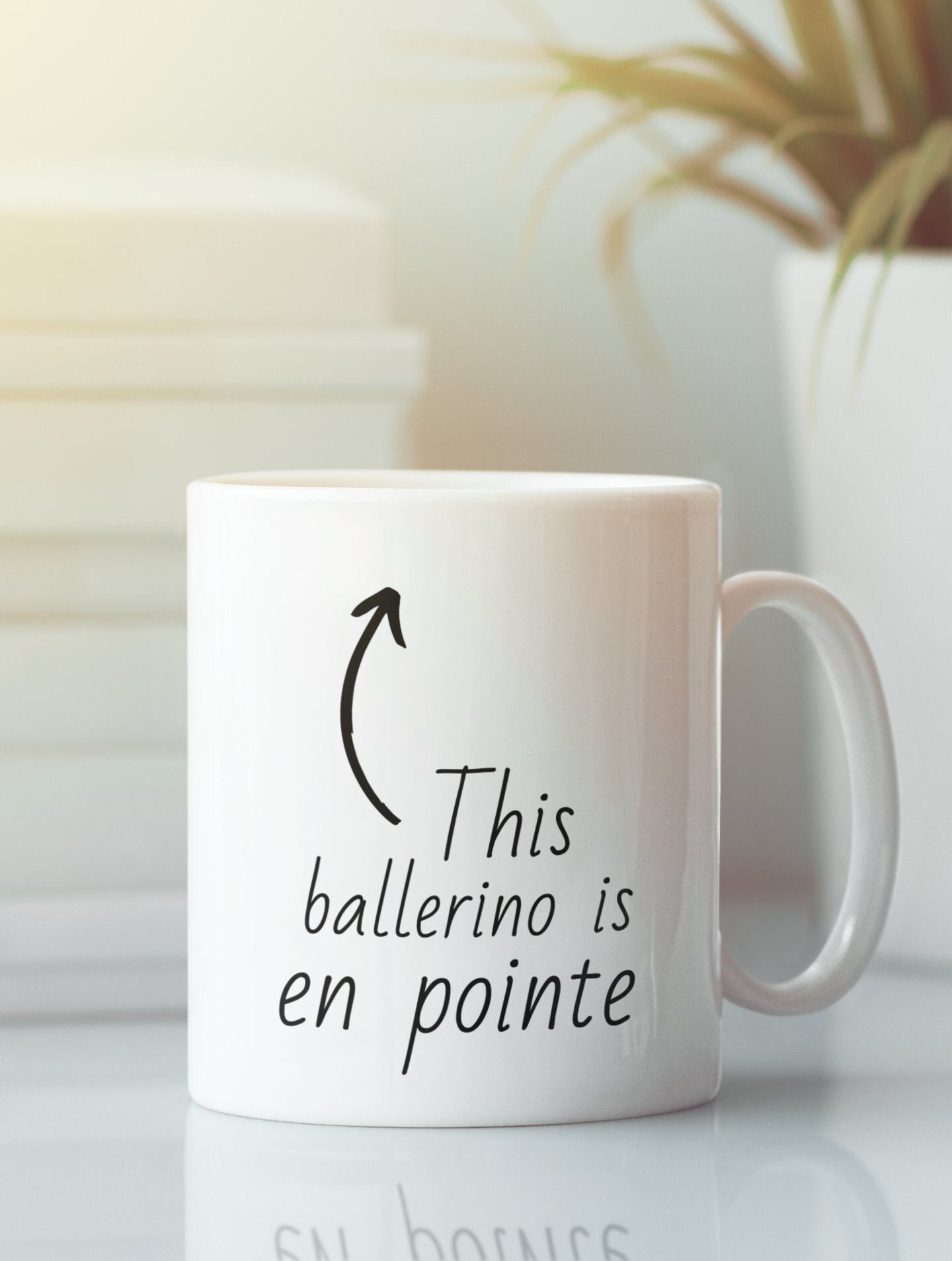 Ballet boy mug funny ballerino coffee cup gift idea for a male ballet dancer performer