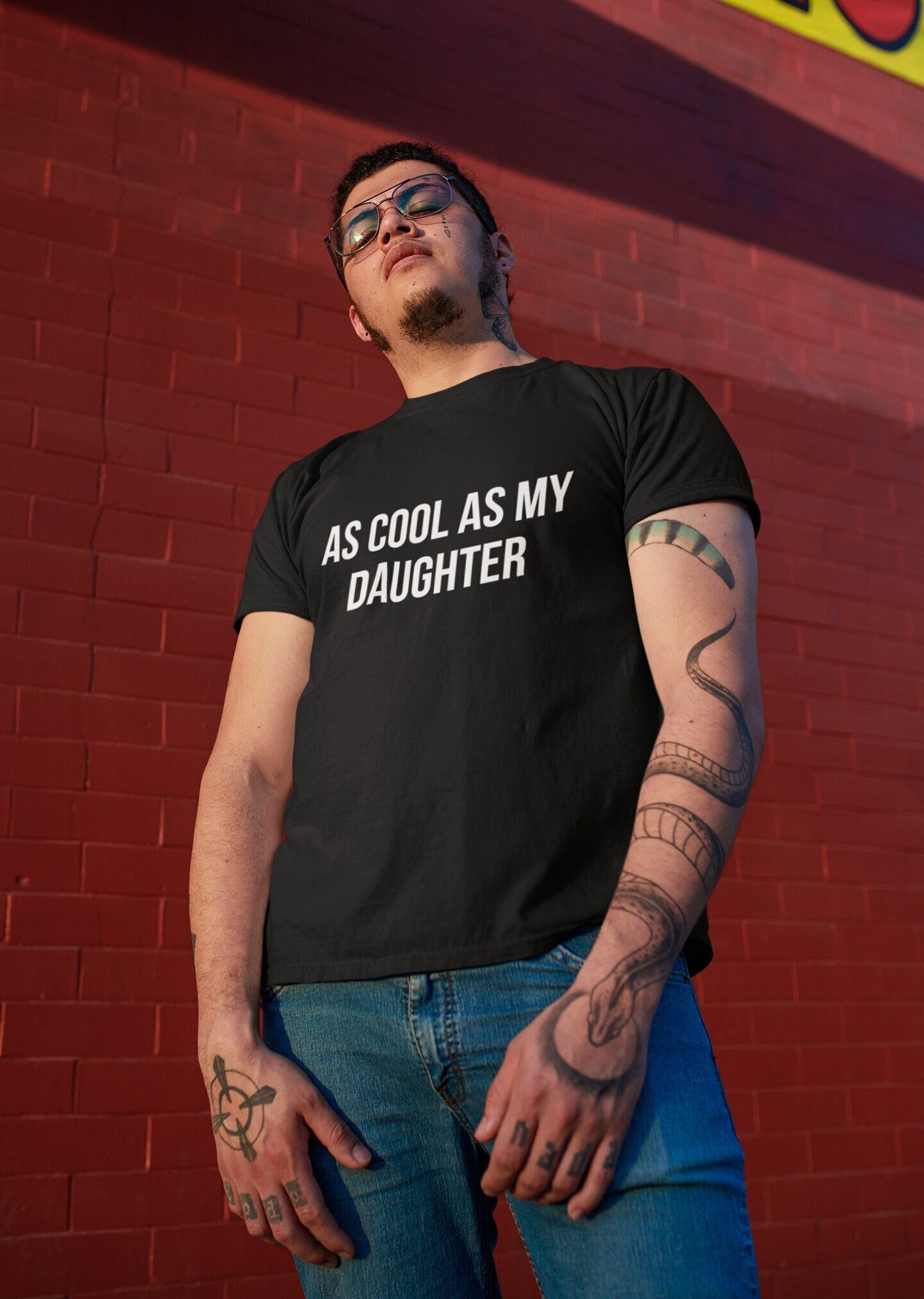 Funny Dad Gift From Daughter, Dad T-Shirt, Daddy Tshirt, Pop Tee, Father Unisex or Long Sleeve Shirt