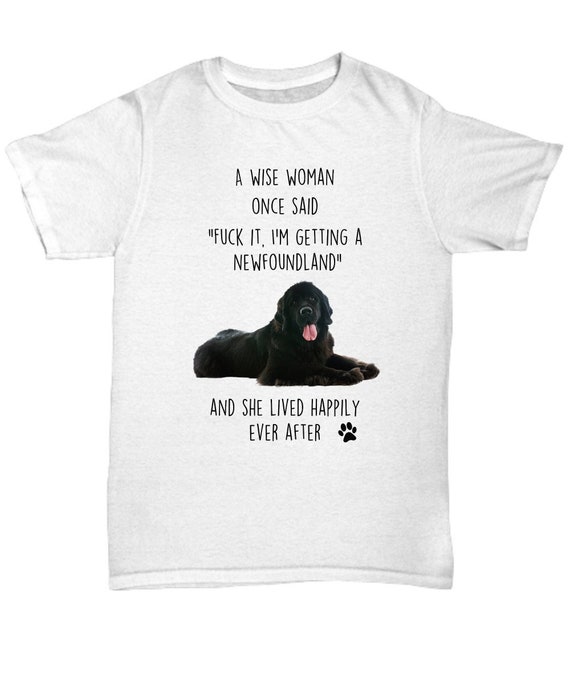 Newfoundland t-shirt, long sleeve tee, sweatshirt, hoodie or premium tshirt, funny newfoundland gift ideas for a dog mom, newfoundland mom