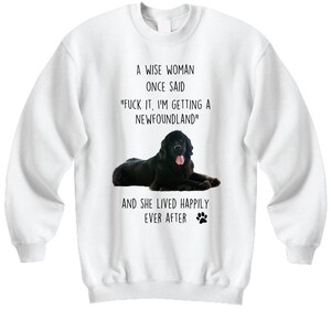 T-shirt Terranova, maglietta a maniche lunghe, felpa, felpa con cappuccio o tshirt premium, divertenti idee regalo terranova per una mamma cane, mamma terranova immagine 5