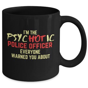 Lustiger Polizeioffizier Tasse Kaffeetasse Geschenkidee für Polizei