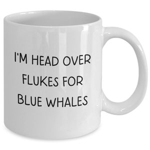 Blue Whale Mug, Whale Lover Coffee Cup, Ocean Theme Gift, Sea Creature Keepsake