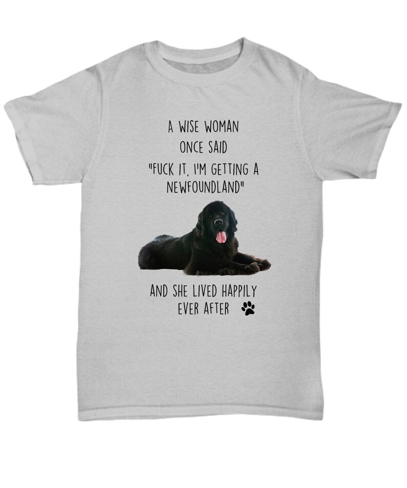 T-shirt Terranova, maglietta a maniche lunghe, felpa, felpa con cappuccio o tshirt premium, divertenti idee regalo terranova per una mamma cane, mamma terranova immagine 2