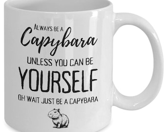 Capibaramok, capibaracadeau, grappig capibarakoffiekopje, capibara-liefhebber grapcadeau