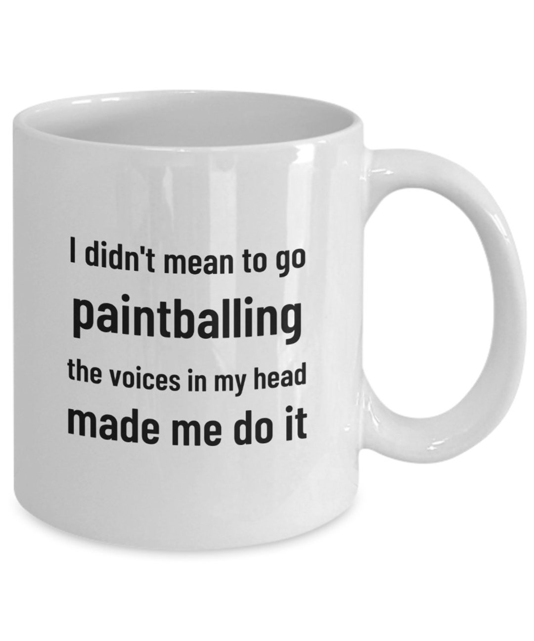 Funny Paintball Mug, Paintballing Mug, Paintballer Coffee Cup, Paint Ball Gift Idea, Paint