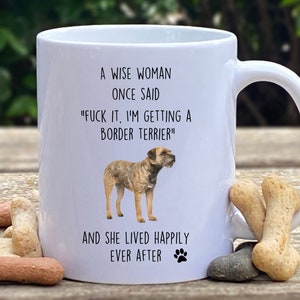 Kubek Border Terrier Filiżanka do kawy Pomysł na prezent dla najlepszej mamy psa Border Terrier Mama
