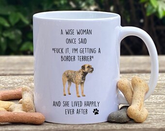 Border Terrier Mug Coffee Cup Gift Idea For Best Dog Mom Border Terrier Mom