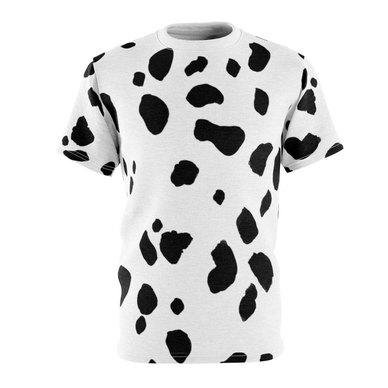 Halloween Unisex Shirt Dalmatian Print T shirt Animal | Etsy