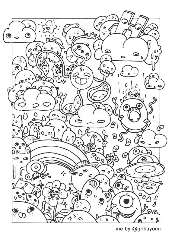 Doodles Coloring Page