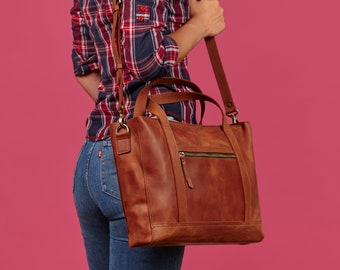 leather bag for office use