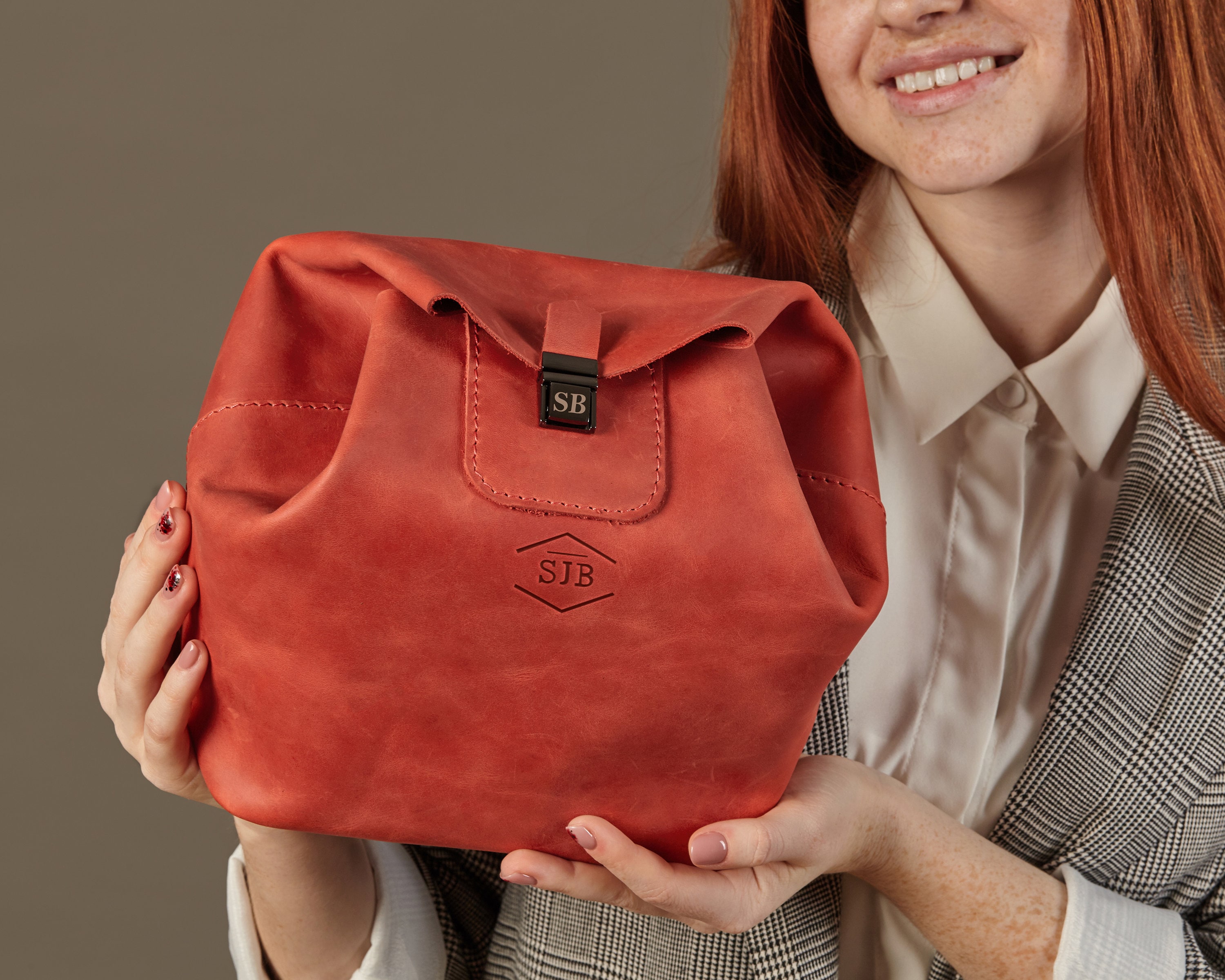 Engraved leather cosmetic bag women cosmetic bag with Etsy