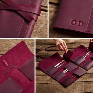 Reise Kunstrolle, Leder Stiftetasche, Künstler Werkzeugrolle, Leder Stifterolle, Federmäppchen halter, Stifte Organizer Tasche