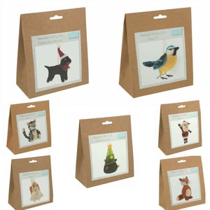 Trimits Needle Felting Kit Christmas Craft Kits Animals & Birds