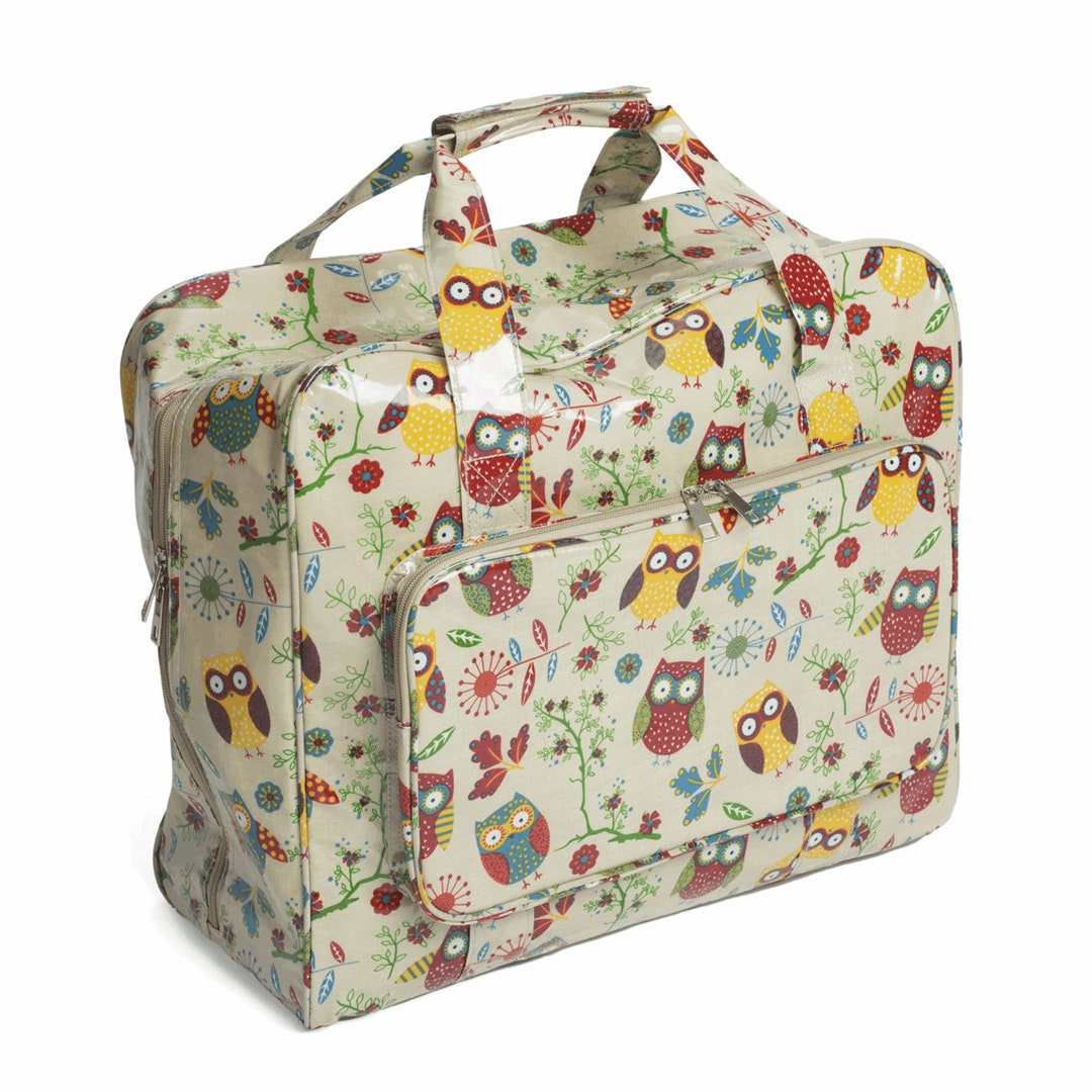 Hobbygift Sewing Machine Bag Carry Case Glossy PVC Owl Etsy