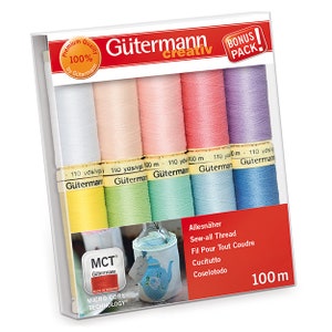 Gutermann Thread Set Sew-All 100m Pack of 10