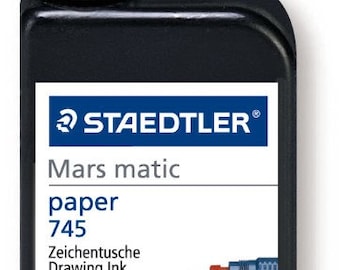 Encre à dessin pour papier Staedtler Mars Matic, noire 745 R-9