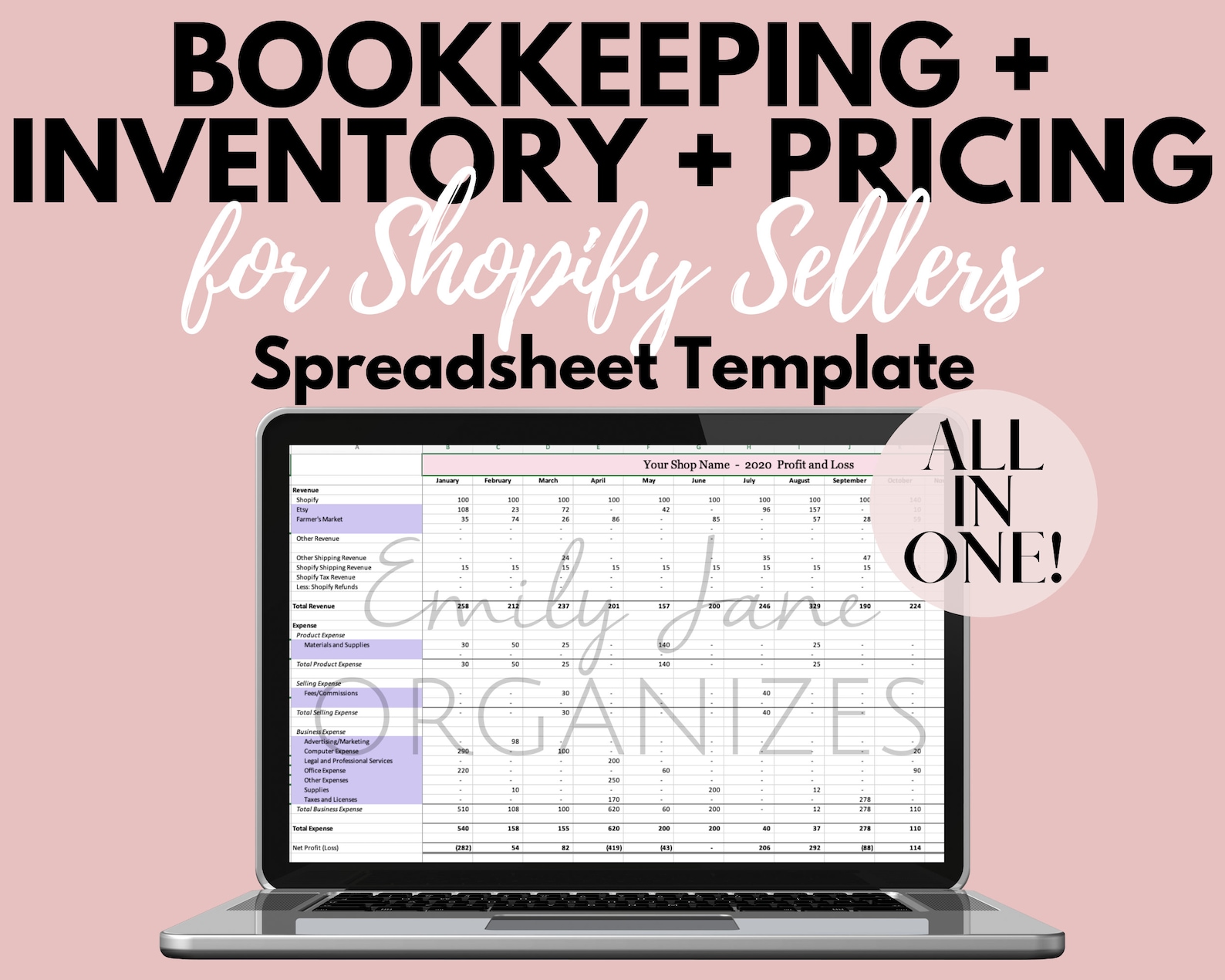 Shopify Inventory Template Shopify Inventory Template