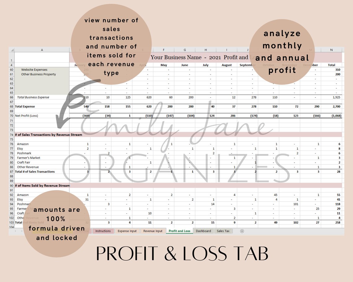 Small Business Bookkeeping Spreadsheet Bookkeeping Template | Etsy