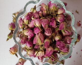 Dried Rose Buds: Moroccan Rose Tea, Perfume, and Cosmetic Care