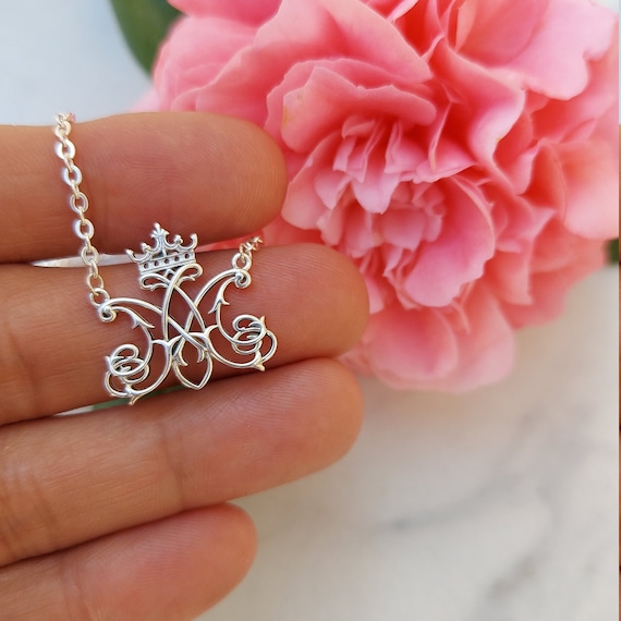 925 Sterling Silver ave Maria Necklace - Etsy