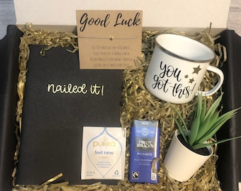 New Job Personalised Postal Gift Set Box, You Got This! Congratulations, Good Luck in your New Job, Nailed it, Sorry you're up leaving us!