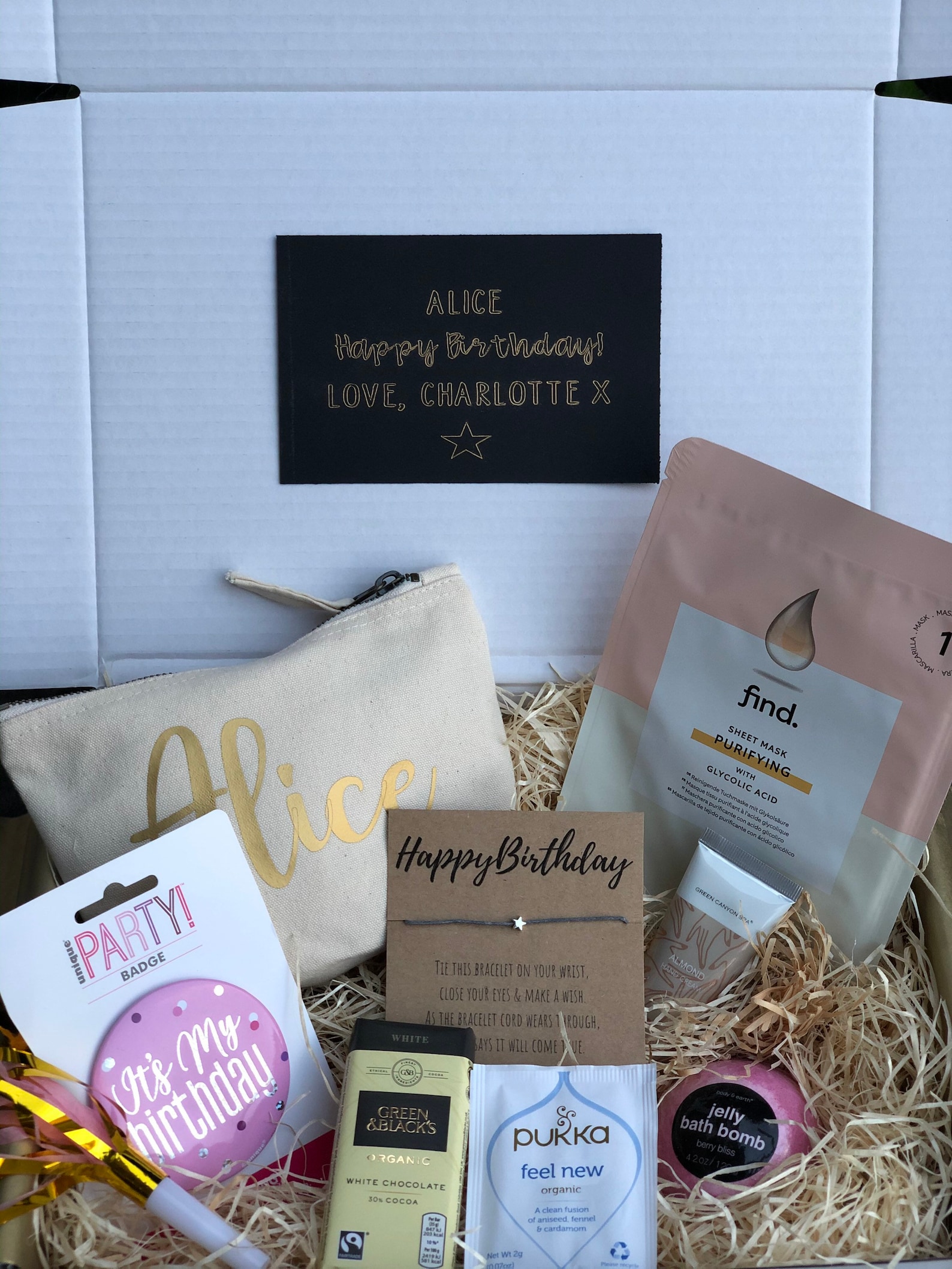 Ultimate Happy Birthday Gift for Her Personalised Luxury Spa Etsy
