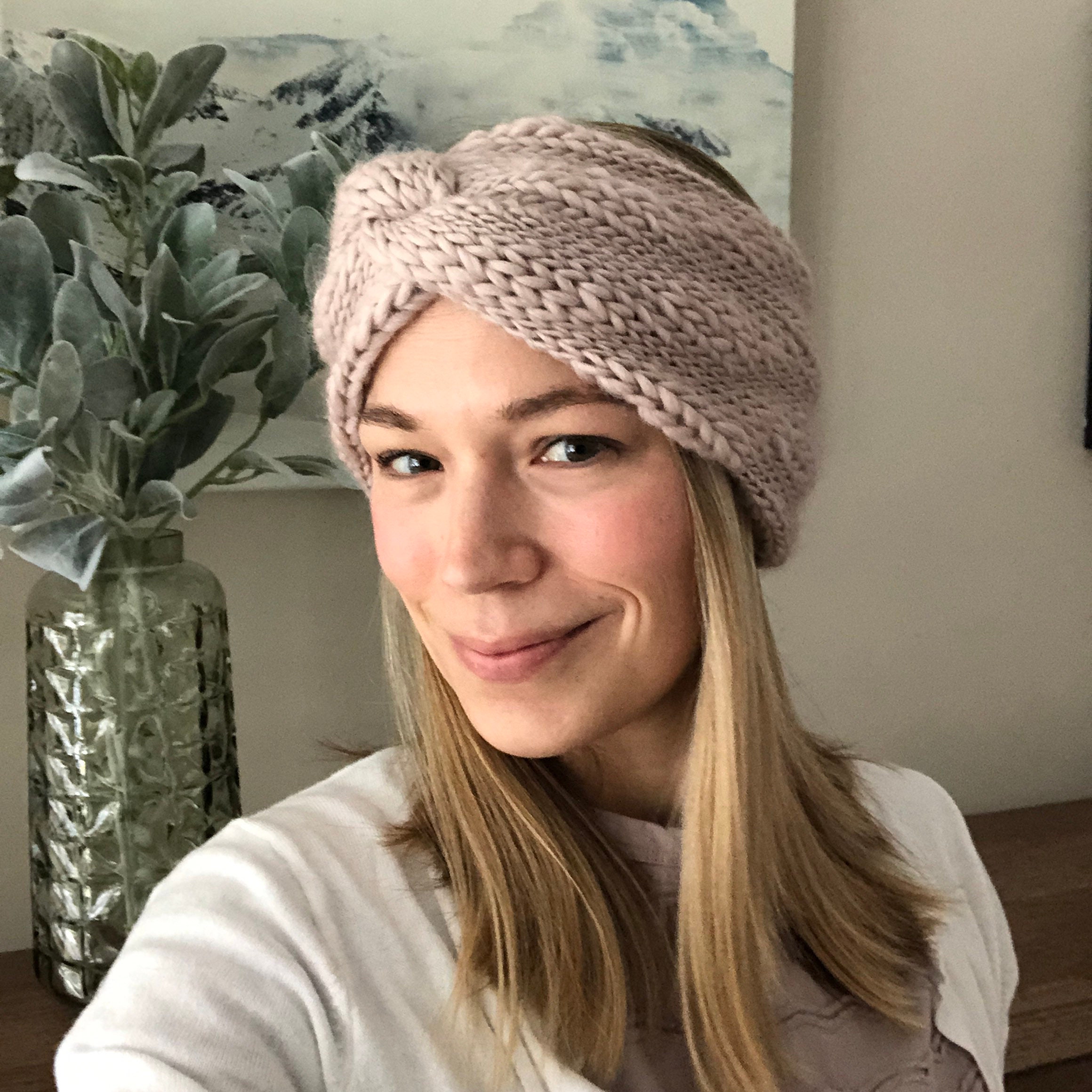 Adult Sized HandKnit Headbands Etsy