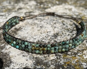 Natur’l African turquoise jasper bracelet